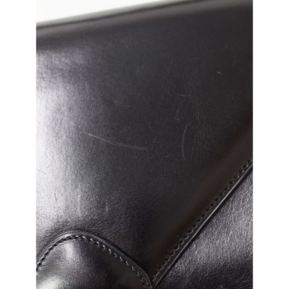 Celine bag shoulder gold carriage black tone leather motif horse - Picture 6 of 9